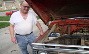 Twenty-six years later, Jeff Becker and his battery are both older and still cranking out a living – the ACDelco battery is under the hood of Becker's 1974 pickup truck